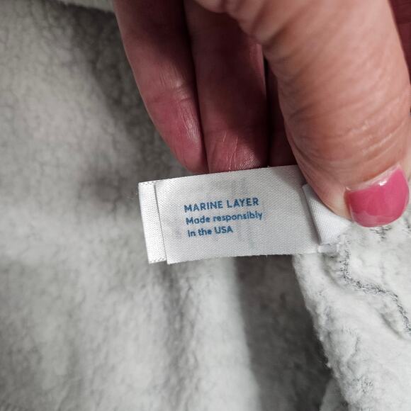 Marine Layer Samsara Gray Sweatshirt Pullover Large Unisex Made in USA - Picture 11 of 16